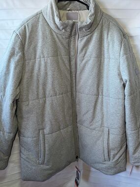 Soybu XXL Gray Quilted Jacket Full Zip  Insulated Full Zip, New with Tag